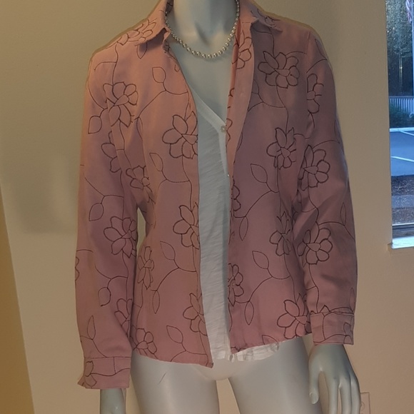 Sag Harbor Cardigan Blazer Top Size MP  ☆ - Picture 4 of 9